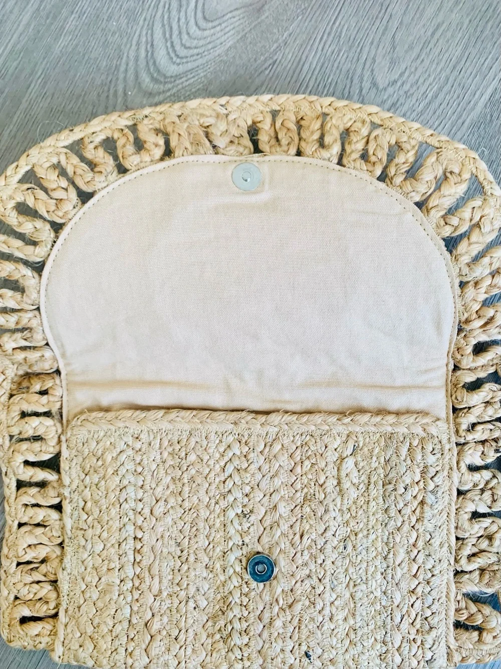 Shiraleah Jute Envelope Clutch